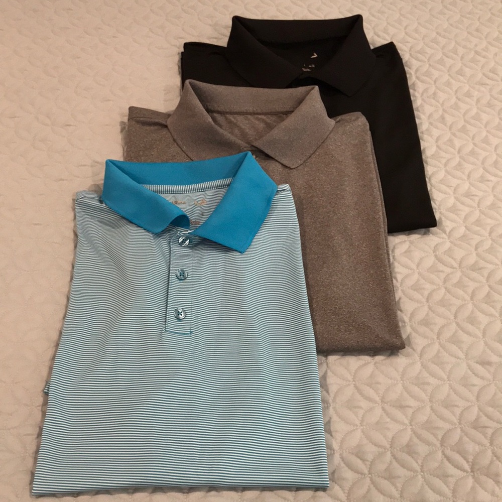 3 Men’s Reebok Speedwick Polo Size Large